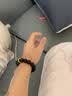 BJYL银曜石手链男士轻奢小众黑曜石手串男女款串珠文玩转运珠生日礼物 银耀石手串 实拍图