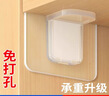 首力隔板托 免打孔层板支撑固定免钉托粘贴卡扣柜子分层三角支架 实拍图