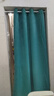 宿舍布衣含伸缩杆免打孔门帘过道遮光防蚊隔断帘挡风空调卧室厨房试衣间帘 丝绒麻-孔雀蓝 【适合门框宽0.6-1.1】帘高2.0米 实拍图