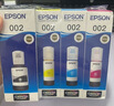 爱普生（EPSON） 002原装墨水L4266/4268/4269/6268/6278/6298/6279打印机 4只装（1黑3彩）晒单领20元红包 原装 实拍图