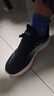 里奇.乔丹   RICKY JORDAN2025冬季新款加绒保暖棉鞋休闲男鞋轻便减震跑步鞋防滑防水运动鞋 811【加绒款】黑蓝 42 实拍图