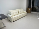 法莎蒂云漫可拆洗沙发床单双人可卧两用床小户型折叠沙发简约书房 2.5米双人位【半拆洗设计 告别污渍烦恼】 【雪尼尔婴儿绒】无粉竹炭海绵+天然异色羽绒（白色） 实拍图
