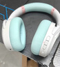 西伯利亚（XIBERIA）羽DM02 金标主动降噪 无线头戴式蓝牙耳机 超长续航 音乐游戏网课耳麦 适用于安卓苹果手机通用 DM02【天青白】-42dB降噪 实拍图