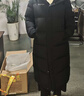 京东京造【高充绒312G】羽绒服男冬季男女长款加厚保暖连帽外套 黑色 L 实拍图