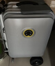 Airwheel爱尔威电动行李箱可骑行拉杆箱可坐可代步铝框箱包20英寸登机箱 实拍图