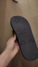 卡帝乐鳄鱼（CARTELO）人字拖鞋男士夏季户外穿运动居家用软底沙滩凉拖 VP1520 黑色 39 实拍图