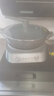 美的（Midea）钛陶电炒锅 电蒸锅宿舍煮锅炒菜专用分体式家用多功能一体电火锅煎锅5.5L多用途锅HCG3218S配蒸笼 实拍图