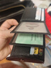 FXS驾驶证皮套真皮卡包男钱包证件包防磁驾照行驶证二合一多卡位卡夹 黑色 实拍图