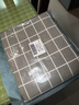 艾薇桌布布艺 防水棉麻餐桌布茶几垫台布长方形书桌垫140*180灰格子 实拍图