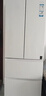 海尔（Haier）冰箱342升一级双变频风冷无霜双开门四门法式多门三档变温超薄可嵌入Leader系列家用家电国家补贴 342升冰雪白+1级双变频+黑金净味+冷藏三档变温 实拍图