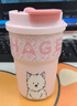 霸王茶姬（CHAGEE）保温杯316不锈钢吸管杯咖啡杯水杯子萌宠泡泡杯生日礼物西高地 实拍图