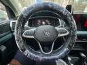 准航汽车毛绒方向盘套冬季保护套加热翻毛皮四季通用保暖方向盘套把套 实拍图