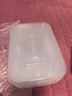 特美居（temeiju）一次性饭盒长方形透明塑料快餐盒加厚带盖打包盒餐具50套装500型 实拍图
