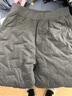 雪中飞羽绒裤男士冬季内穿打底加厚棉裤保暖舒适内胆外穿长裤 灰色M 实拍图