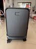 米家小米行李箱20英寸拉杆箱可登机旅行箱侧开盖密码箱男女皮箱子炭黑 实拍图