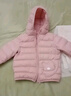 嘟嘟家【三防面料】儿童冬季轻薄红色羽绒服新年冬装女童拜年服男童童装 粉色 120 实拍图
