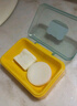 肥皂盒带盖家用大号学生卫生间香皂盒可爱翻盖沥水皂盒置物架洗衣 随机翻盖皂盒1个专项 实拍图