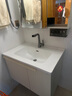 九牧（JOMOO）浴室柜 陶瓷一体盆铝合金智能洗手盆柜组合80cm A2750-74AT-Z1 实拍图