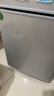 奥克斯小冰箱家用小型迷你冷藏冷冻两用出租房宿舍用节能省电寝室办公室电冰箱 【热卖款 升级净化去味】22A126DW银 实拍图