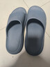 京东京造【3.5cm踩屎感】eva厚底拖鞋男士防臭休闲凉拖鞋 碳灰 42-43 实拍图