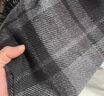 优衣库男装女装HEATTECH围巾格子围脖学院风保暖25秋冬新款478313 08 深灰色 均码 (180 × 50 cm) 实拍图