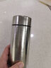 丽贝德商务钛杯保温杯内外纯钛泡茶杯大容量礼盒 皓月银 460ML 实拍图