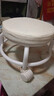 【京喜甄选】椅子万向轮美缝凳子带轮旋转擦地矮凳美甲修脚凳滑轮 儿童凳-米白色款 实拍图