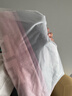 金号毛巾 纯棉加厚强吸水面巾A类洗脸巾 2条装 紫/灰 72*35cm 115g/条 实拍图