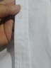 骑士贝勒童装男童长袖衬衫加肥儿童纯棉衬衣演出白色中大童校服男孩上衣 白色无绣花 160 实拍图