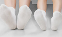 京东京造儿童四季秋男童女童袜子中小学棉袜校园白袜5双24-26cm 实拍图