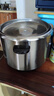 SUOBN不锈钢电饭煲0涂层家用2-6L多功能蒸煮两用大容量柴火饭电蒸锅 银色 6L 【0涂层 304不锈钢内胆】 实拍图