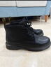 百丽黑曜石勇士厚底休闲加绒靴子户外工装马丁靴A1764DD4 黑绒里 40 实拍图