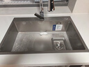 九牧不锈钢抗菌压纹手工水槽大单槽厨房洗菜盆洗碗池70*48含龙头02376 实拍图