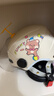 永久3C认证儿童头盔男女孩3-12岁卡通可爱宝宝安全帽冬季保暖四季夏季防晒卡其色105高清长镜+四季护耳 实拍图