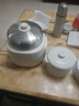 美的（Midea）电炖锅1-2人电炖盅隔水炖锅家用燕窝炖盅陶瓷炖汤盅电炖锅婴儿辅食小炖锅煲汤电炖锅电砂锅煲汤锅 1L 【1L=3碗】不锈钢底锅 带蒸笼DZE1088 实拍图