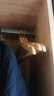 左转角实木衣架挂衣枫木衣挂木质衣服撑子家用衣柜衣撑   原木色10支 实拍图