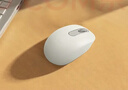 罗技（Logitech）M196 无线蓝牙鼠标 办公鼠标 笔记本商务办公家用 小巧便携 对称手型 珍珠白 实拍图
