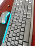罗技（Logitech）MK275 键鼠套装 无线键鼠套装 办公键鼠套装 全尺寸 商务键鼠套装 带无线2.4G接收器 黑蓝色 实拍图