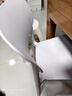 全品屋餐椅凳子塑料椅子办公椅靠背休闲椅书桌椅学习椅化妆椅电脑椅 实拍图