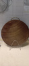 厨帮宝黄铁木砧板刀板砧板莱板实木家用抗菌防霉菜墩圆形案板粘板占板 【1人】提手款33*4cm 实拍图