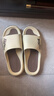 回力运动拖鞋男浴室内户外减震防滑厚底凉拖鞋HL39651卡其色44-45码 实拍图