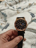 【网红爆款】商务腕表石英运动表休闲皮带男女手表 黑色 实拍图