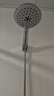 四季沐歌（MICOE）增压淋浴花洒喷头套装 浴室大面板淋浴头电镀手持花洒三件装HS122 实拍图