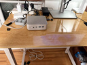 舒客艺家 电脑桌台式小户型小桌子家用学习桌写字办公书桌电竞长条桌子 木纹白架单桌80*50*74 加固电脑桌 实拍图