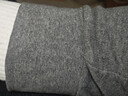 浪莎（LangSha）秋裤男100%纯棉男士棉毛裤基础保暖线裤衬裤舒适透气薄款打底裤 深灰+藏青 3XL 实拍图