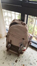 爱迪生发明家初中生书包大容量多隔层背包男女生高中学生双肩包 K071-3 卡其色 实拍图