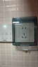 公牛（BULL）防水盒插座防水罩 卫生间开关墙壁面板保护盖卫浴电源防溅盒一体 防水盒+五孔插座（5孔二三插86型） 官方家用厨房卫生间专用电源保护罩 实拍图