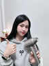 康夫（CONFU）6亿等离子电吹风机礼物大风力大功率小巧速干护发便携宿舍家用吹风筒1650W  B1银 实拍图