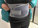 康生缘医用护腰带腰间盘突出治疗腰部理疗支撑仪保暖腰托腰肌劳损腰疼 H-5 XL透气医用腰撑（2.7-3.1尺） 热敷/腰封(钢板 矫正 磁疗） 实拍图
