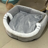 珑小宠猫窝冬天四季通用封闭式猫屋别墅狗窝小型犬加厚猫狗窝猫床猫舍 卡通猫头窝灰色【L号] 实拍图